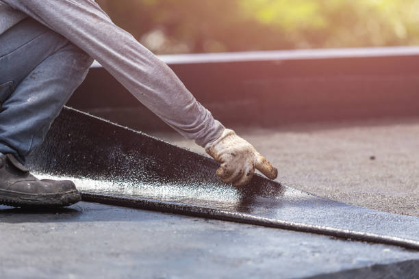 Professional Waterproofing technician working in Bordentown, NJ